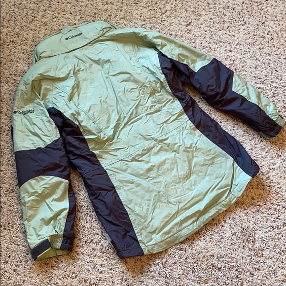 Columbia Vertex green & gray snow/ski coat - Picture 7 of 10